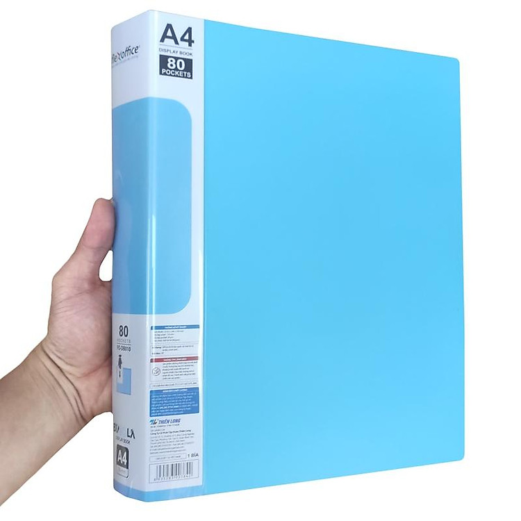 Bìa A4 Flexoffice FO-DB010 (80 lá) - Ảnh 5
