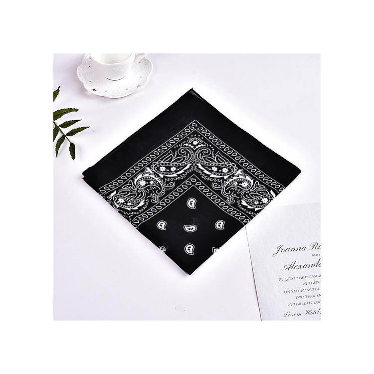 Khăn Bandana ( Khăn Turban EXO) Chất Liệu Cotton 55x55cm - Mã B000