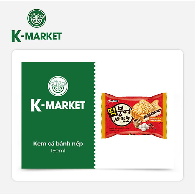 K-Market - Kem Cá Bánh Nếp (150ml)