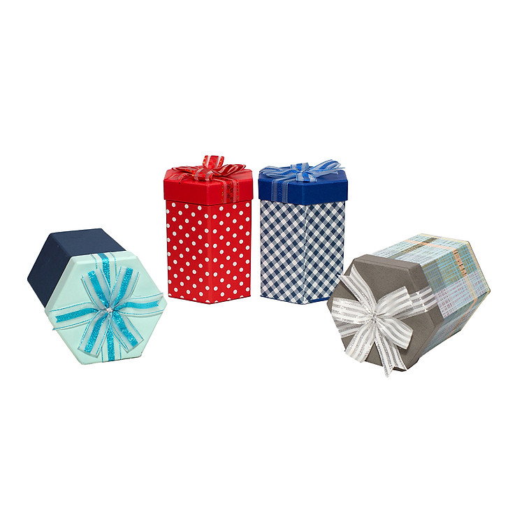 Hộp Quà Lục Giác 10.5 x 15.5 cm