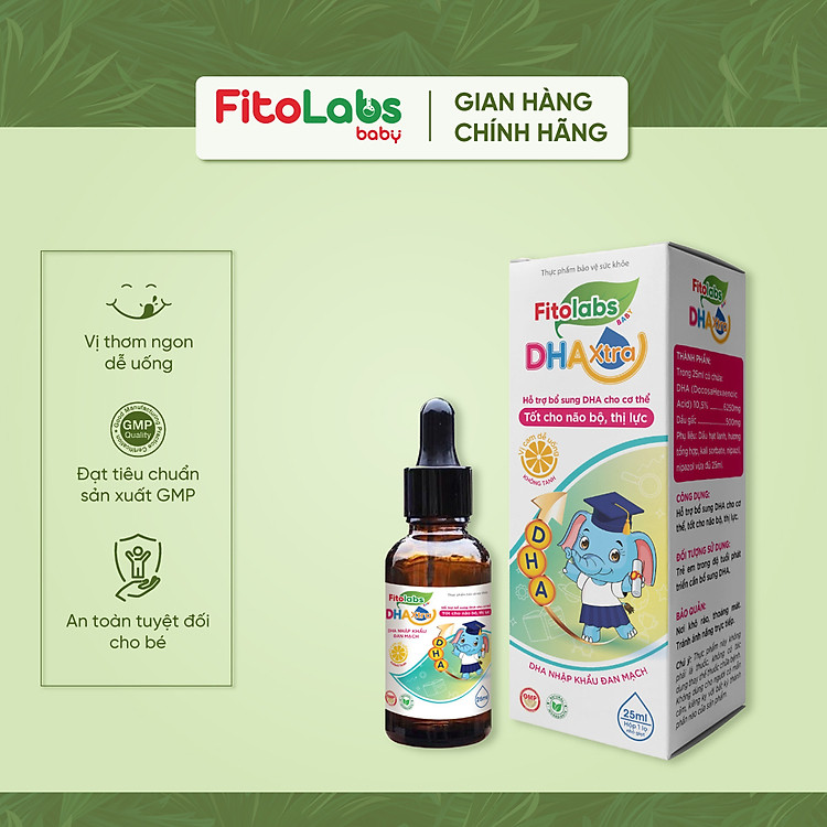 Tìm mua tại Avakids:DHA Fitolabs cho bé - 20ml, tràn ngập Khuyến mãi, Ưu đãi