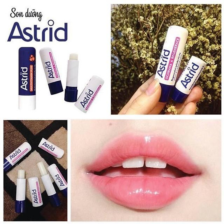 Son Dưỡng Mỡ Hươu Astrid Dưỡng và Tẩy Da Chết Môi - Ảnh 2