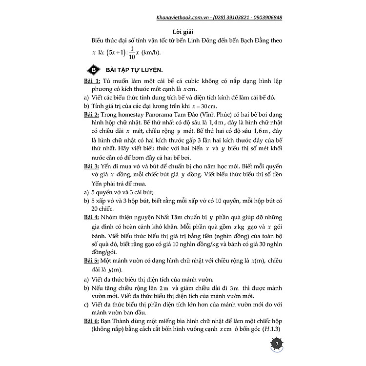 PHƯƠNG PHÁP GIẢI CÁC DẠNG TOÁN THỰC TẾ 8 (Theo chương trình mới) - Ảnh 6