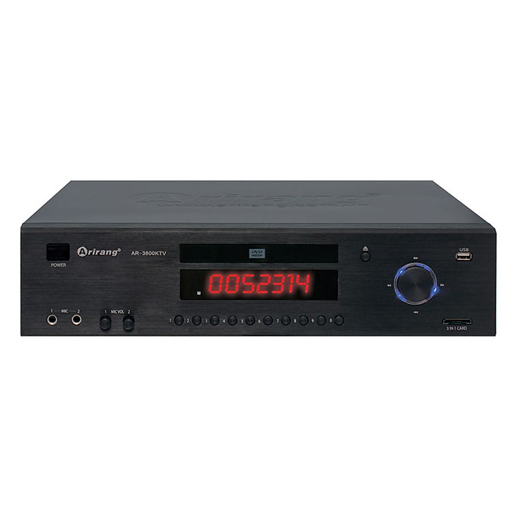 Đầu Karaoke Arirang AR-3600 KTV (Đen) - Hàng Chính Hãng