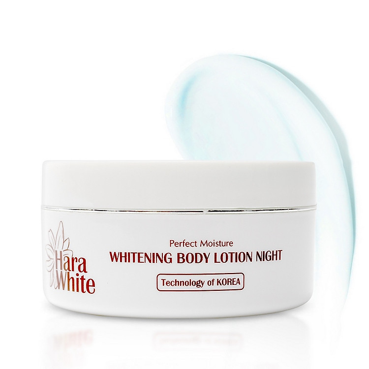 Kem dưỡng da toàn thân whitening body lotion night Hara White (200g)