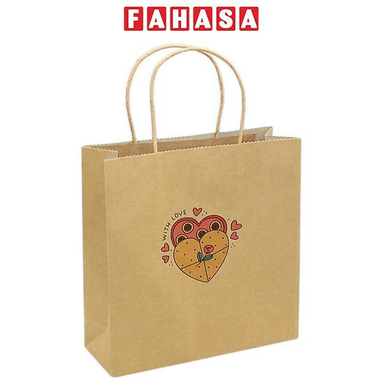 Túi Giấy Kraft 22 x 25 x 8 cm