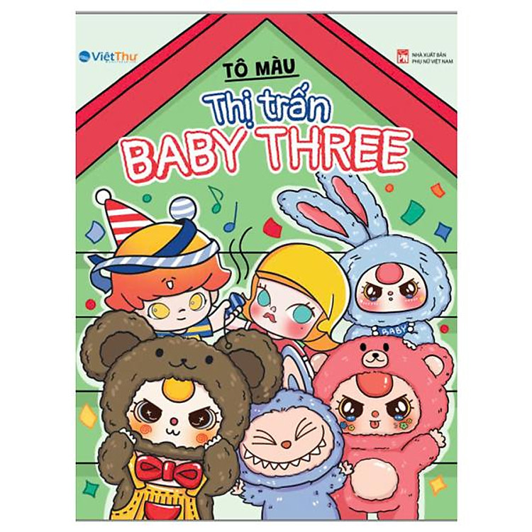 BabyThree Sách Tô Màu Thị Trấn - Ảnh 2
