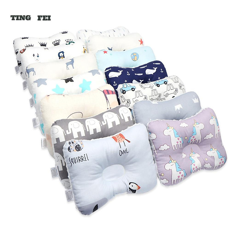 1 Bé Sơ Sinh Gối Đầu Cho Bé Cho Bé Đệm Miếng Lót Trẻ Em Đầu Lõm Hỗ Trợ Ngăn Ngừa Gối