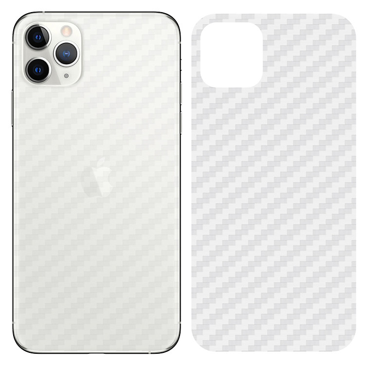 Miếng Dán Mặt Lưng Cacbon Dành Cho Iphone 11 Pro Max- Handtown - Hàng Chính Hãng