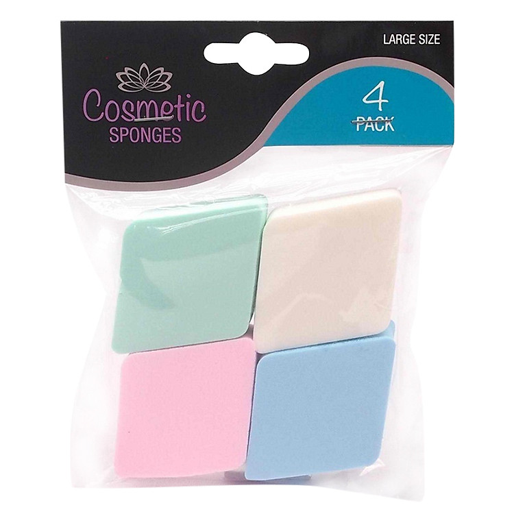 Bông Mỹ Phẩm Cosmetic Sponge 4pk Large Uncle Bills