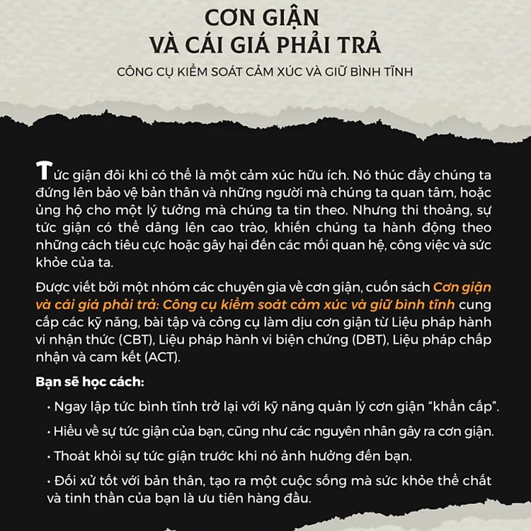 Cơn Giận Và Cái Giá Phải Trả: Công Cụ Kiểm Soát Cảm Xúc Và Giữ Bình Tĩnh - Ảnh 2