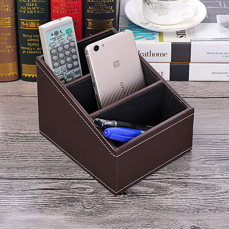 Khay Cắm Bút Văn Phòng Bằng Da Cao Cấp - Ảnh 2