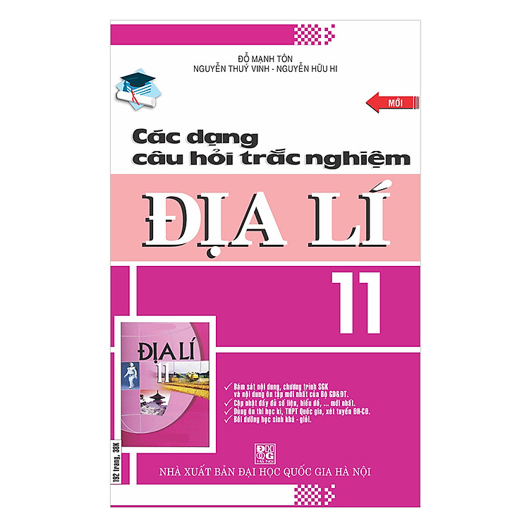 Sách Các Dạng Câu Hỏi Trắc Nghiệm Địa Lí 11