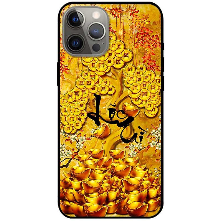 Ốp lưng dành cho Iphone 12 - 12 Pro - 12 Pro Max - 13 Mini - 13 - 13 Pro - 13 Pro Max - Cây Lộc Tài - Hàng Chính Hãng