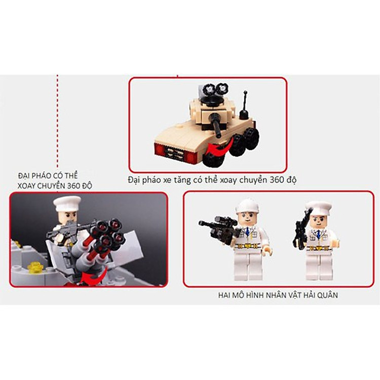 Đồ Chơi Tàu Đổ Bộ Amooystore Chính hãng Tiết kiệm - Hình ảnh 5