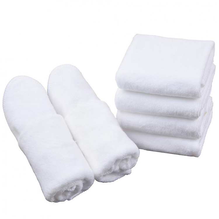 Khăn lau đầu cao cấp Microfiber ( gồm 2 khăn )