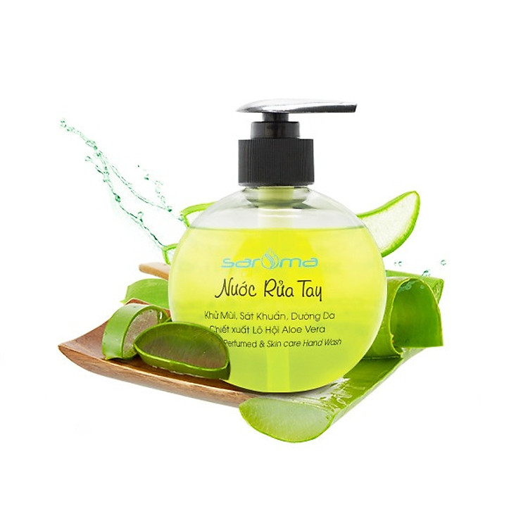Nước rửa tay lô hội Saroma 300ml