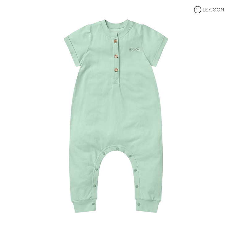 LE COON | BODYSUIT CỔ BO CỘC TAY | COOL | 3 - 18 tháng