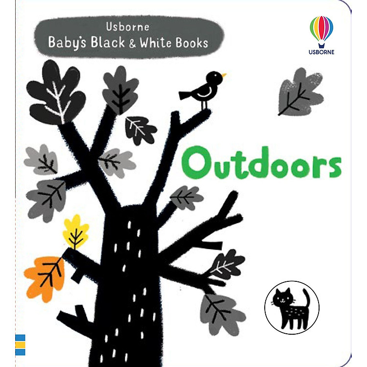 Usborne Baby's Black And White Books: Outdoors - Ảnh 2