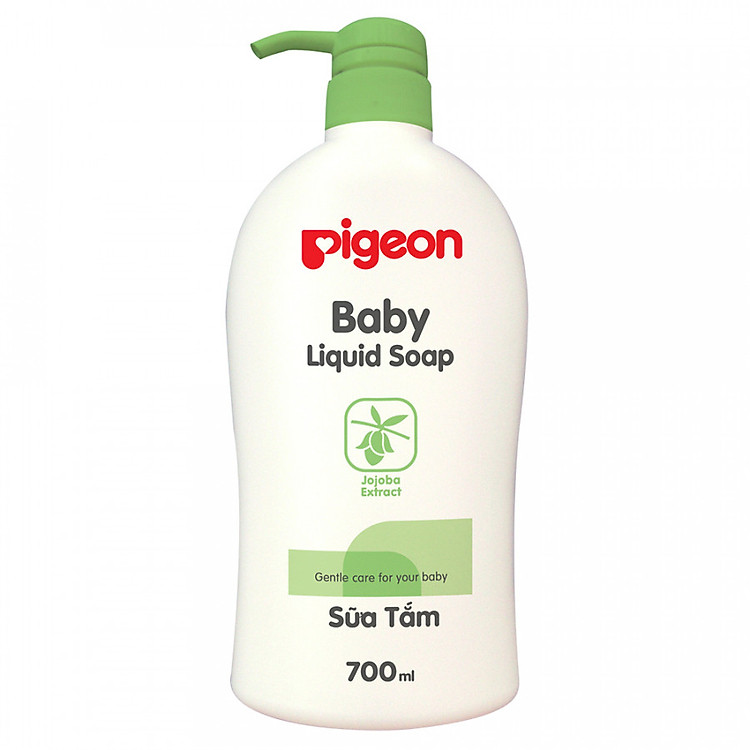 Sữa Tắm Em Bé Pigeon Nắp Màu (700ml)
