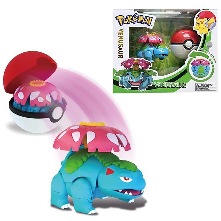 Mua Bóng Pokemon Biến Hình Venusaur ZC8903E Chính hãng Giá rẻ - Hình ảnh 2