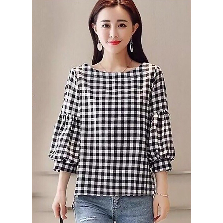 Áo Caro Tà Lệch Phong Cách