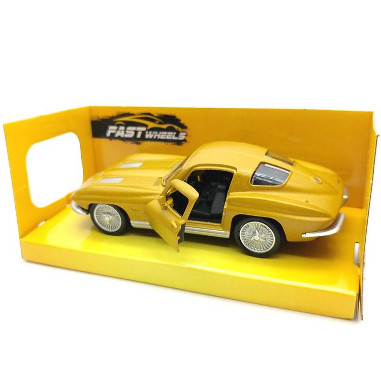 Đồ Chơi Xe Tốc Độ Fastwheels 1963 Corvette Chính hãng Tiết kiệm - Hình ảnh 4