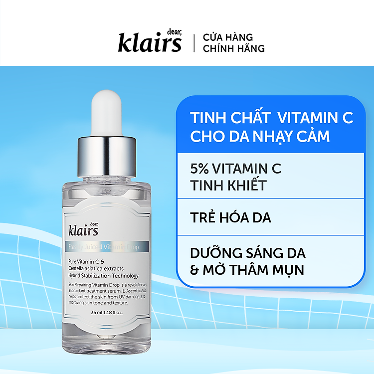Tinh chất Dear, Klairs Freshly Juiced Vitamin Drop 35ml