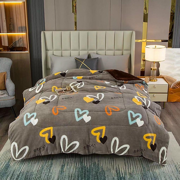 Chăn Lông Thỏ Yuki đắp mùa đông Đại Hàn ~4.5kg mẫu 2022-2023