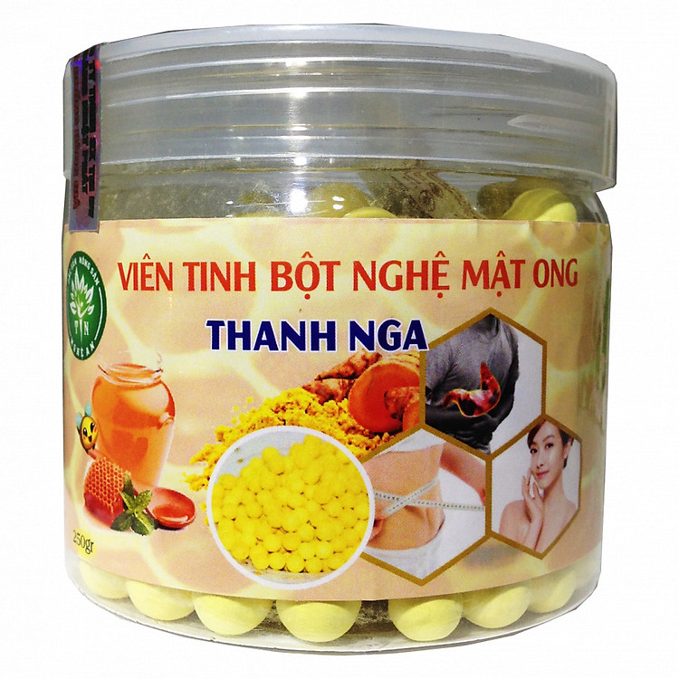 Thực Phẩm Chức Năng Viên tinh bột nghệ mật ong Thanh Nga (250g)