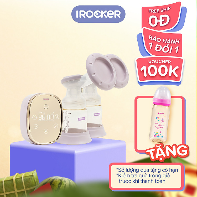 Chọn mua tại Shopee: Máy hút sữa điện đôi IROCKER BP 001 mua giá tốt nhất tại Shop Mall