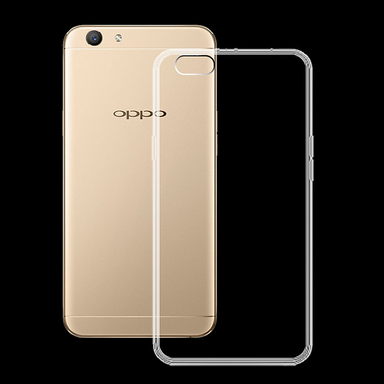 Ốp lưng cho Oppo F1S - A59 - 01087 - Ốp dẻo trong - Hàng Chính Hãng