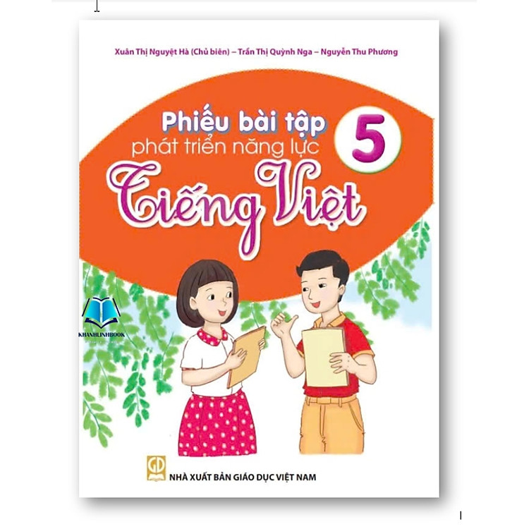 Sách - Combo - Phiếu bài tập phát triển năng lực Toán + Tiếng Việt lớp 5