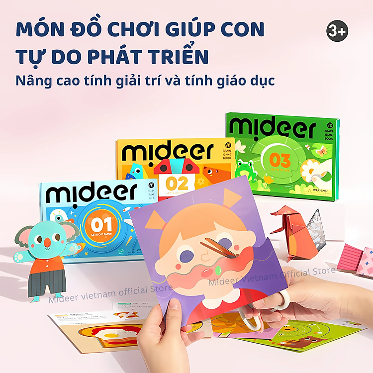 Mua Đồ Chơi Cắt Dán Giấy Thủ Công Mideer Chính hãng Tiết kiệm - Hình ảnh 4