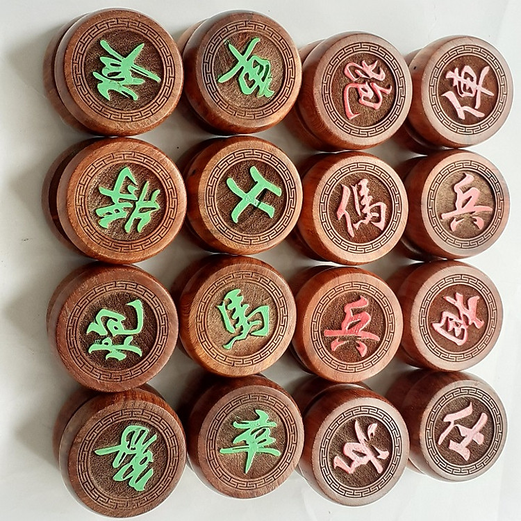 Bộ cờ tướng gỗ khắc lazer Chính hãng Giá rẻ - Hình ảnh 2