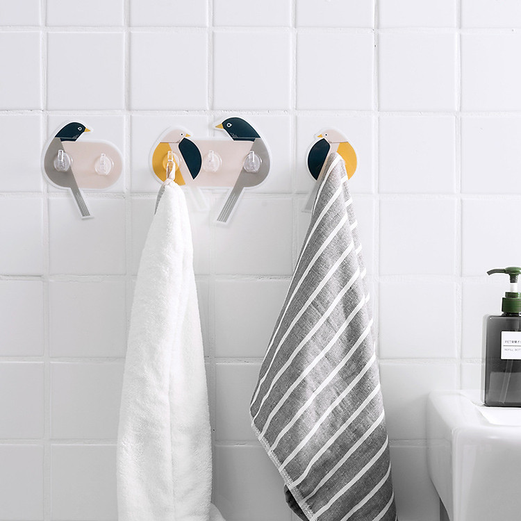 Móc dán tường hình tổ chim chịu lực 2kg giúp nhà thêm xinh