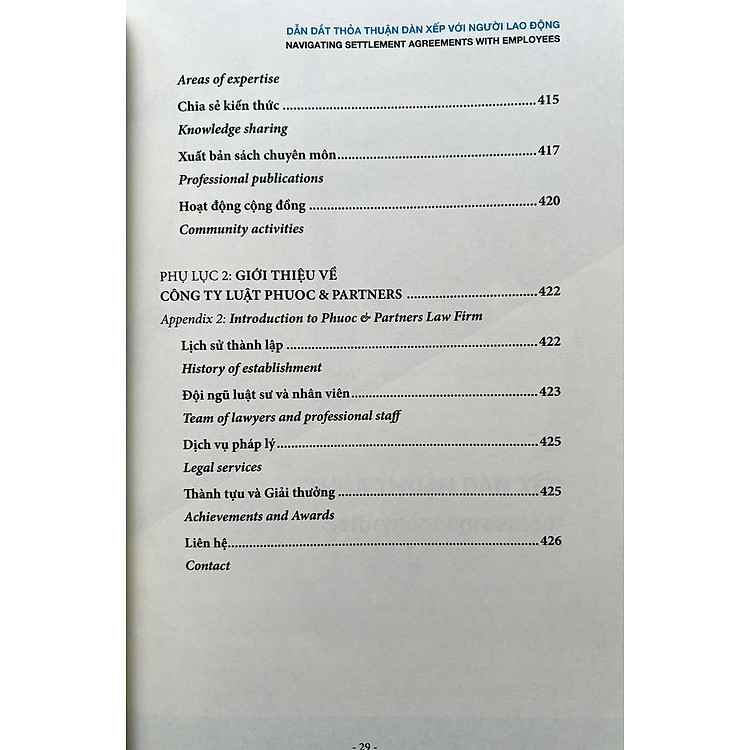 Dẫn Dắt Thoả Thuận Dàn Xếp Với Người Lao Động - Ảnh 2