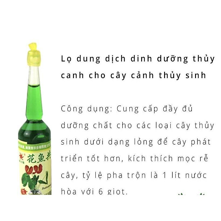 5 LỌ DUNG DỊCH THỦY CANH DÙNG CHO HOA CÂY CẢNH THỦY SINH - GIÁ RẺ