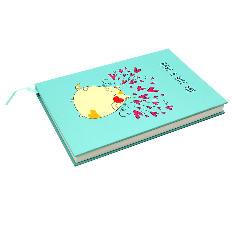 Sổ Bìa Cứng Kẻ Ngang 80gsm - Have A Nice Day (Màu Xanh) - Ảnh 6