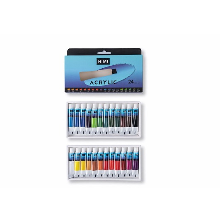 Màu Acrylic Miya Himi (12 màu, 12ml) - Ảnh 3