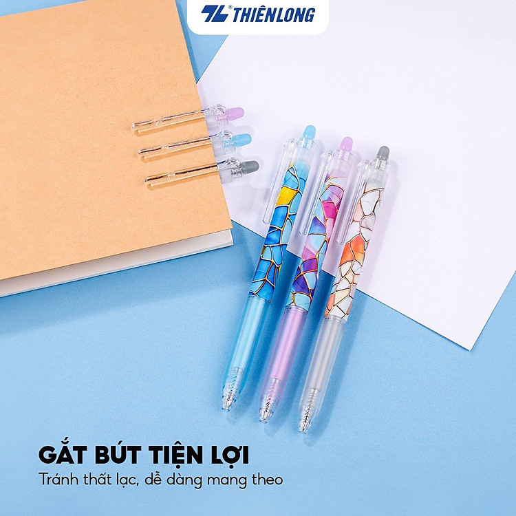 Bộ Bút Gel Xóa Được Mazzic Thiên Long GELE-007 (5 chiếc) - Ảnh 6