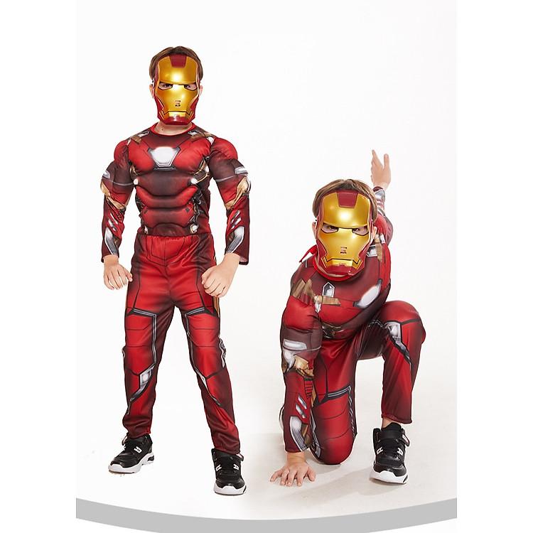 Trang Phục Người Sắt Iron Man Trẻ Em Trang Phục Avengers Trang Phục Halloween Siêu Anh Hùng Cho Trẻ Em