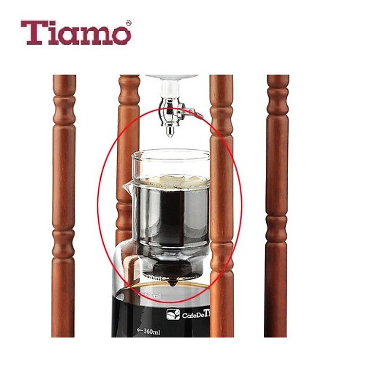Phễu thủy tinh lọc cà phê của tháp Cold drip Tiamo HG6331