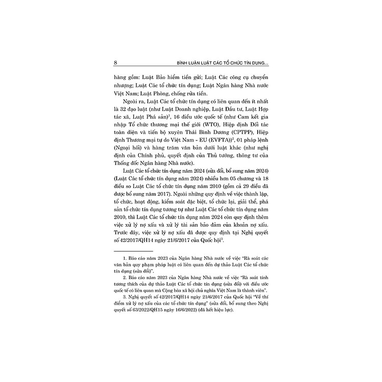 Bình luận Luật các tổ chức tín dụng (Bình luận chung và toàn bộ 210 điều của luật các tổ chức tín dụng năm 2024) - Ảnh 6