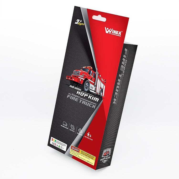 Đồ Chơi Mô Hình Xe Chữa Cháy DK81161 Chính hãng Tiết kiệm - Hình ảnh 4