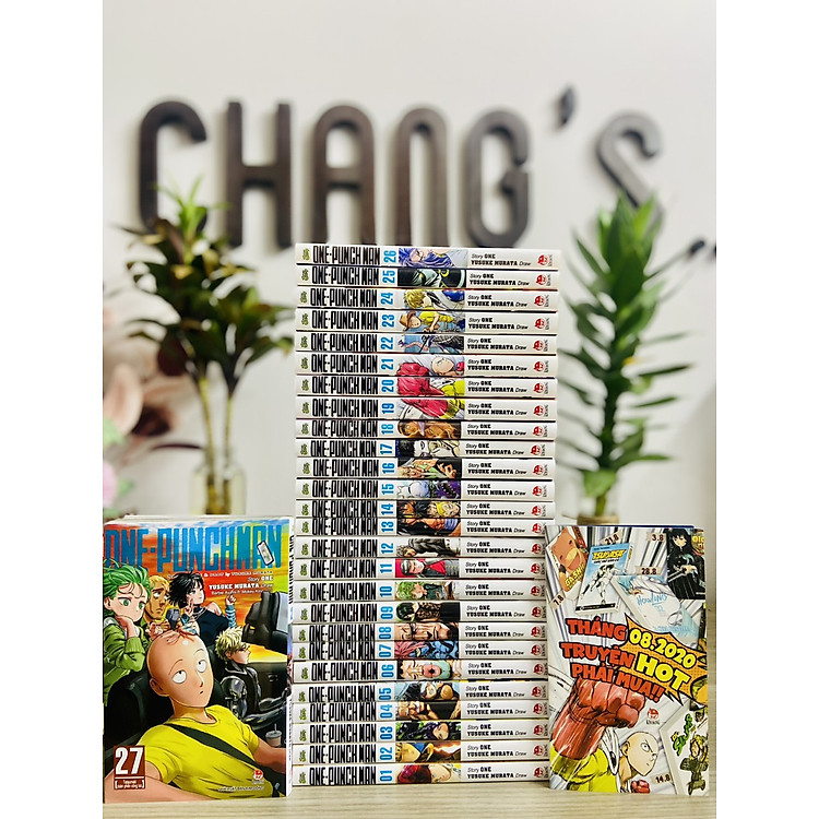 Truyện tranh One Punch Man full 33 tập + Cẩm nang Anh Hùng (Chang Book)