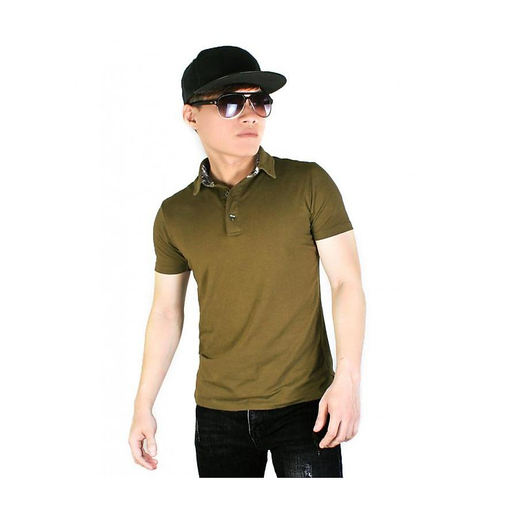 Áo Polo 17 Nam màu Xanh Lính