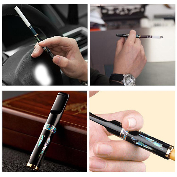 Tẩu Lọc Thuốc Cầm Tay 311-ZB Khảm Trai Cao Cấp - Ảnh 3