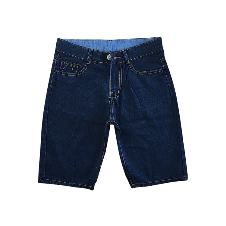 Quần Short Jean Nam Trơn Một Màu, Phong Cách Classic