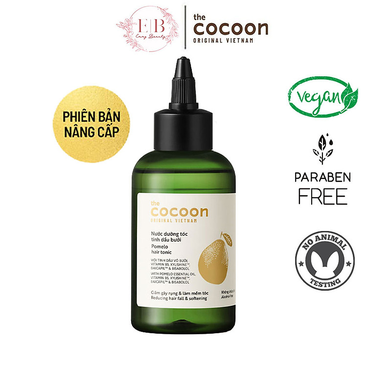 Nước dưỡng tóc tinh dầu bưởi Cocoon 140ml - 310ml